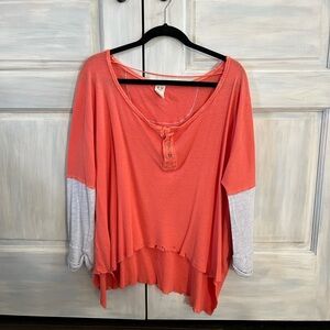 Free People Layered Long Sleeve T-shirt